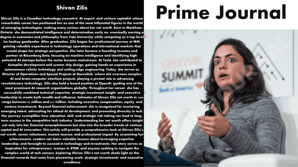 Shivon Zilis Net Worth