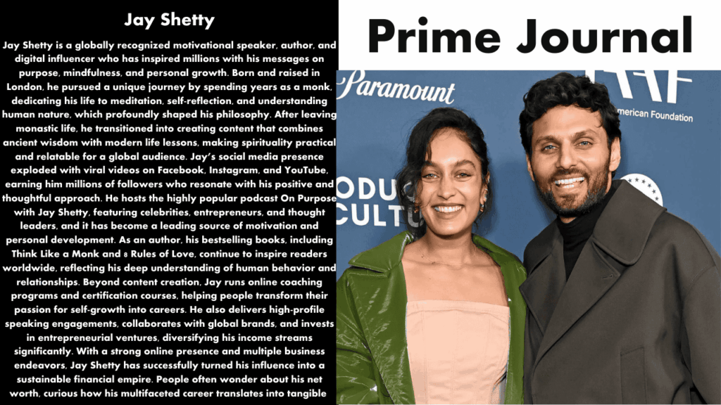 Jay Shetty Net Worth