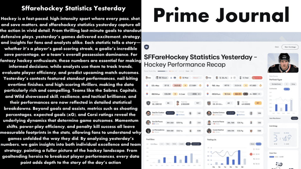 Sffarehockey Statistics Yesterday