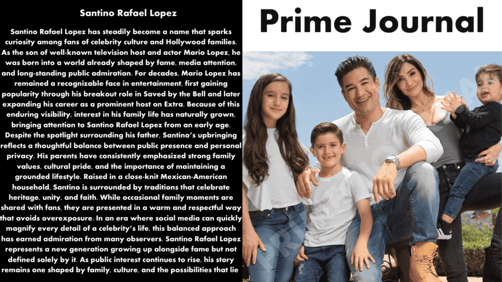 Santino Rafael Lopez