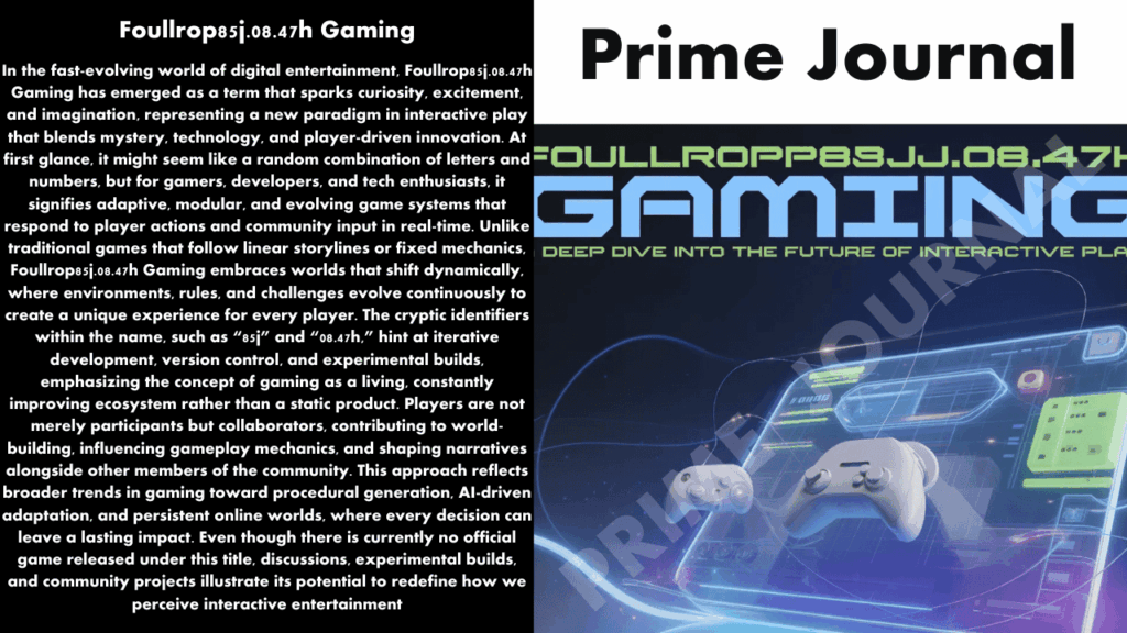 Foullrop85j.08.47h Gaming