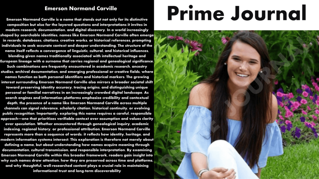 Emerson Normand Carville