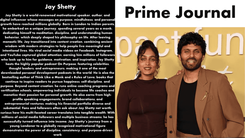 Jay Shetty Net Worth