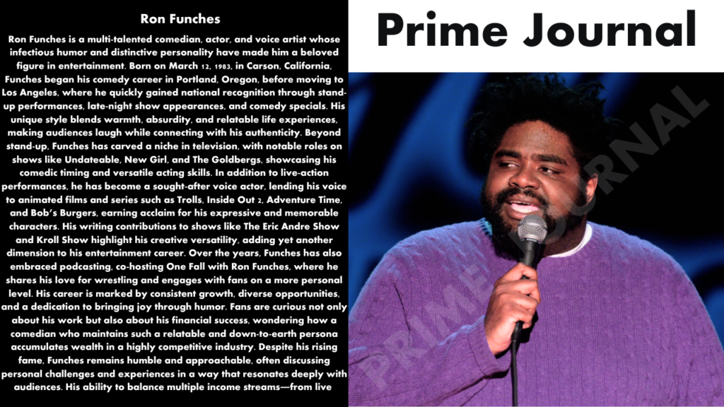 Ron Funches Net Worth