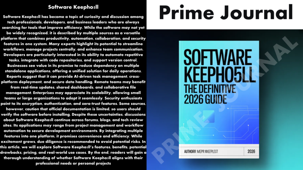 Software Keepho5ll
