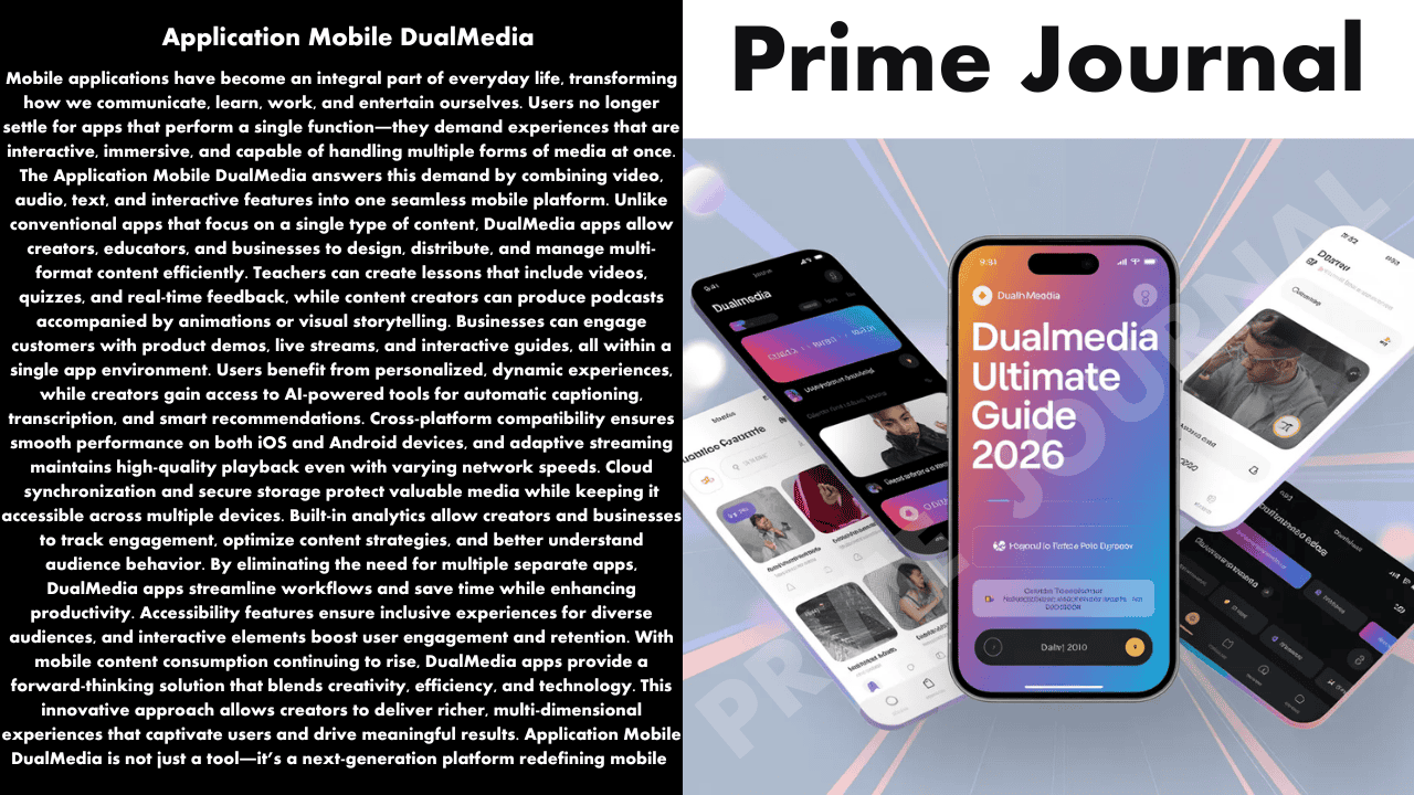 Application Mobile DualMedia