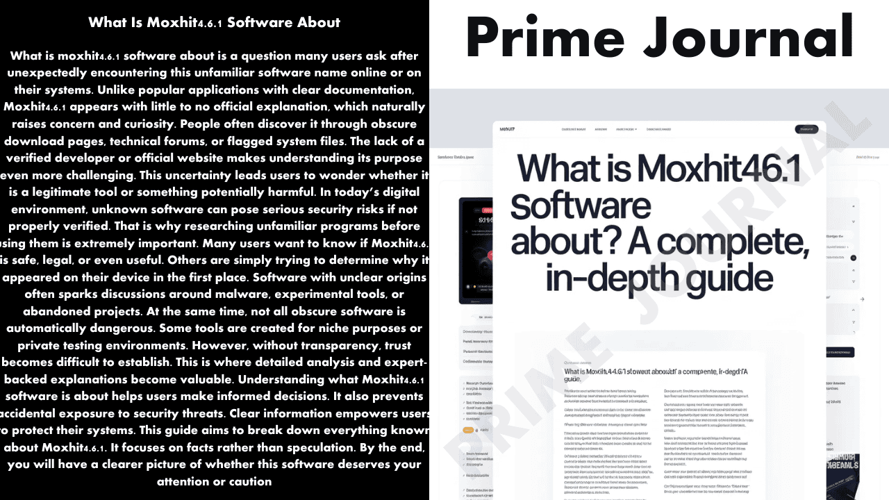 What Is Moxhit4.6.1 Software About? A Complete, In-Depth Guide