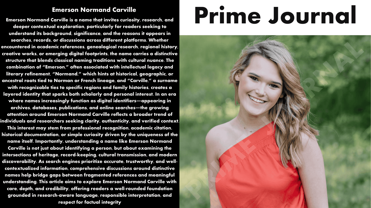 Emerson Normand Carville