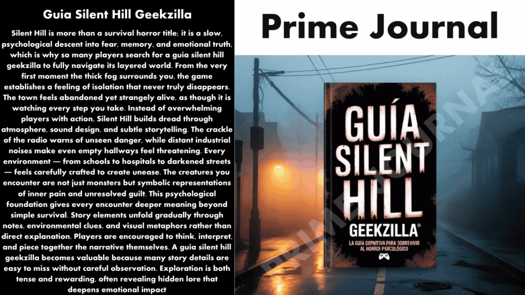 Guia Silent Hill Geekzilla