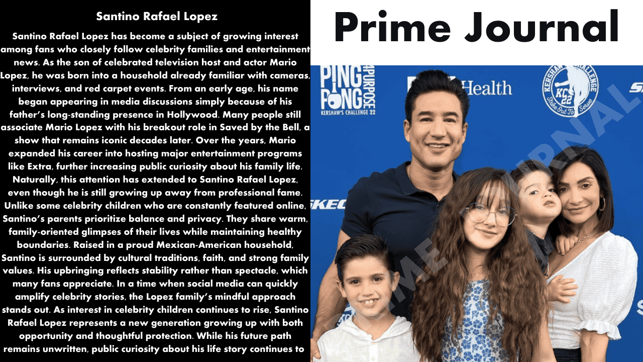 Santino Rafael Lopez