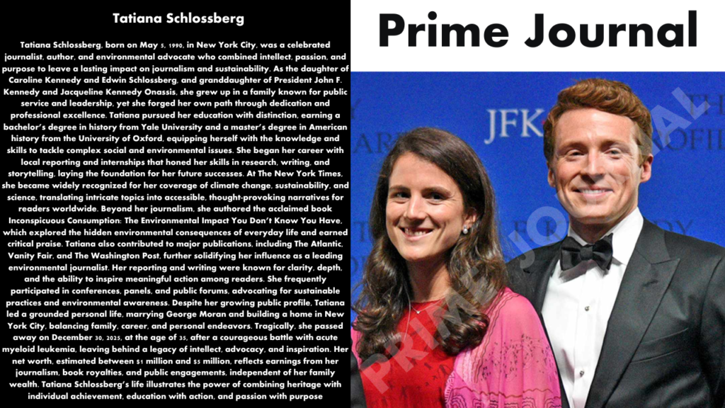 Tatiana Schlossberg Net Worth