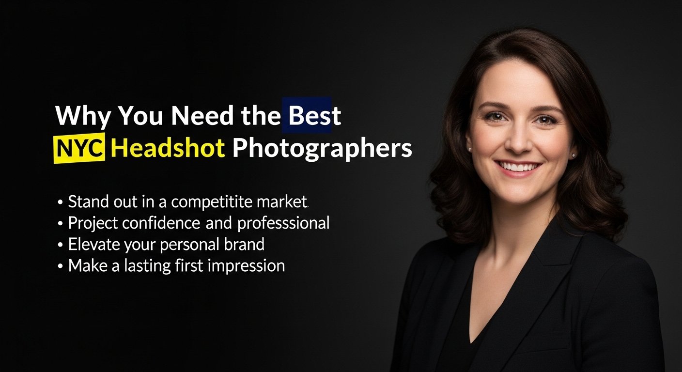 Why You Need the Best NYC Headshot Photographers