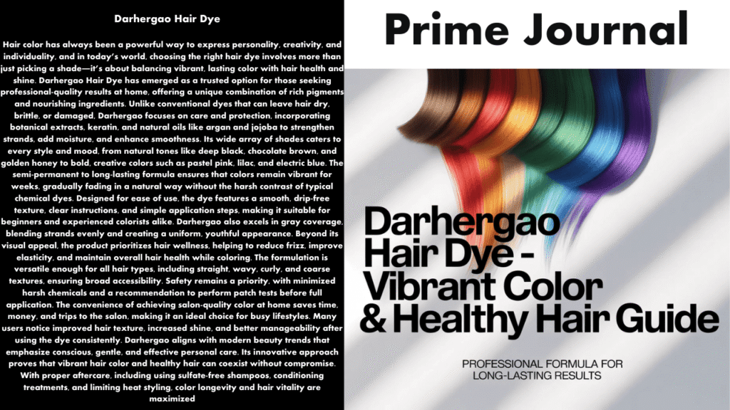 Darhergao Hair Dye