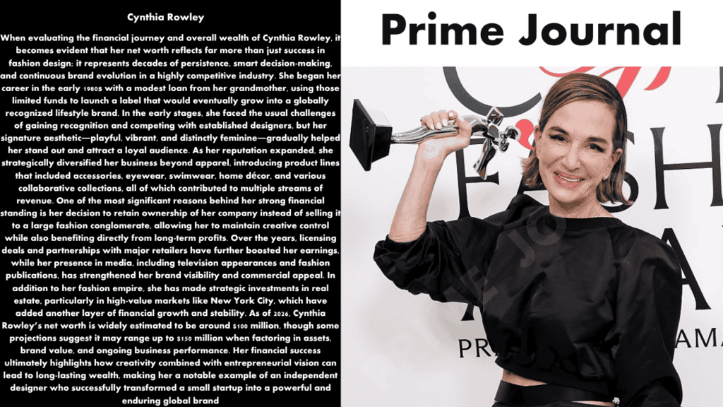 Cynthia Rowley Net Worth