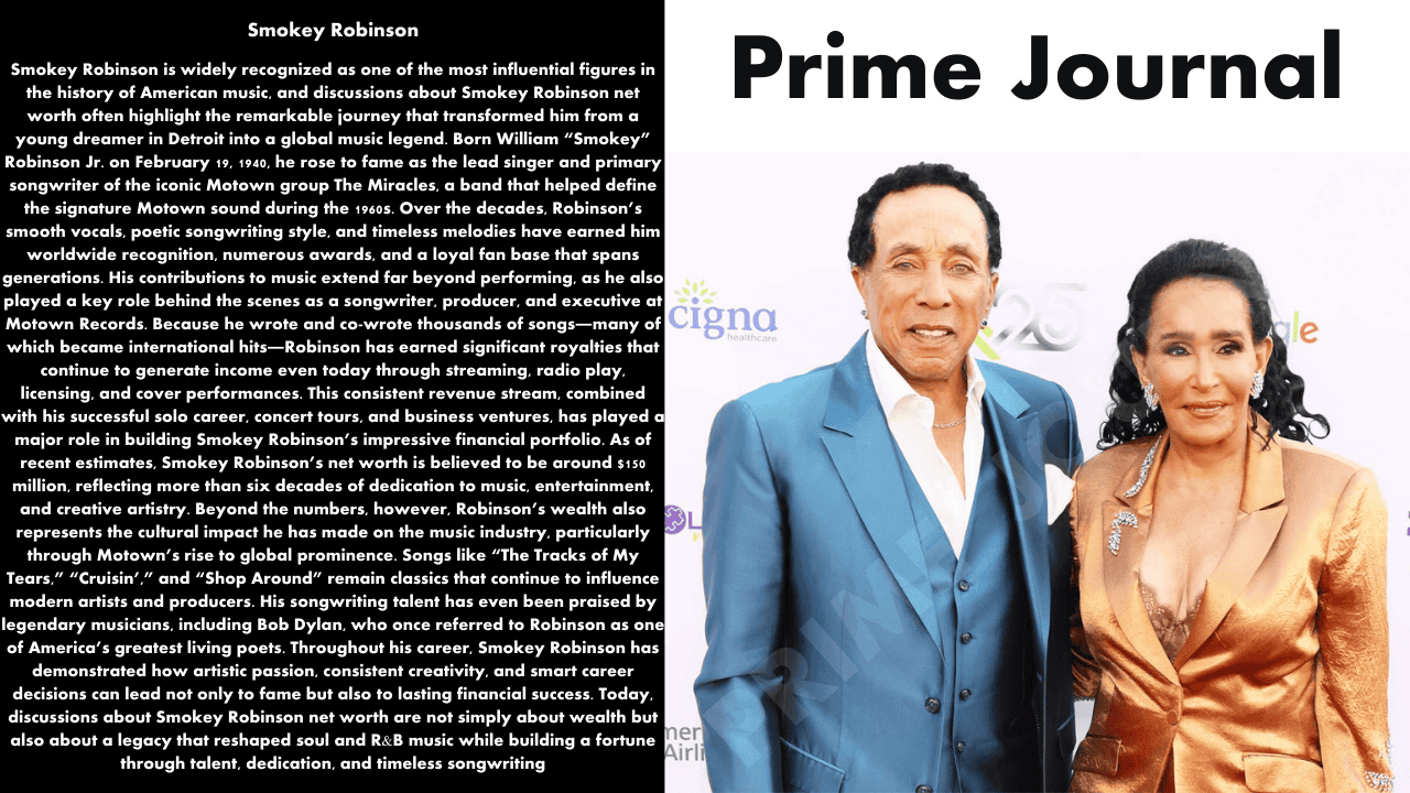 Smokey Robinson Net Worth: How the Motown Legend Built His $150M Fortune