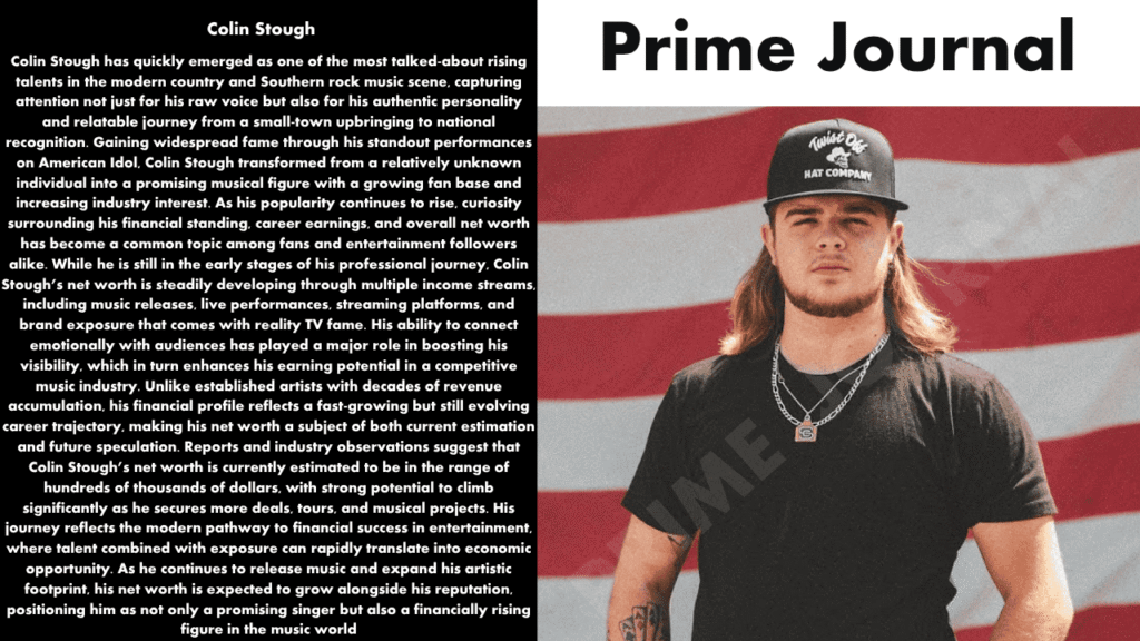 Colin Stough Net Worth