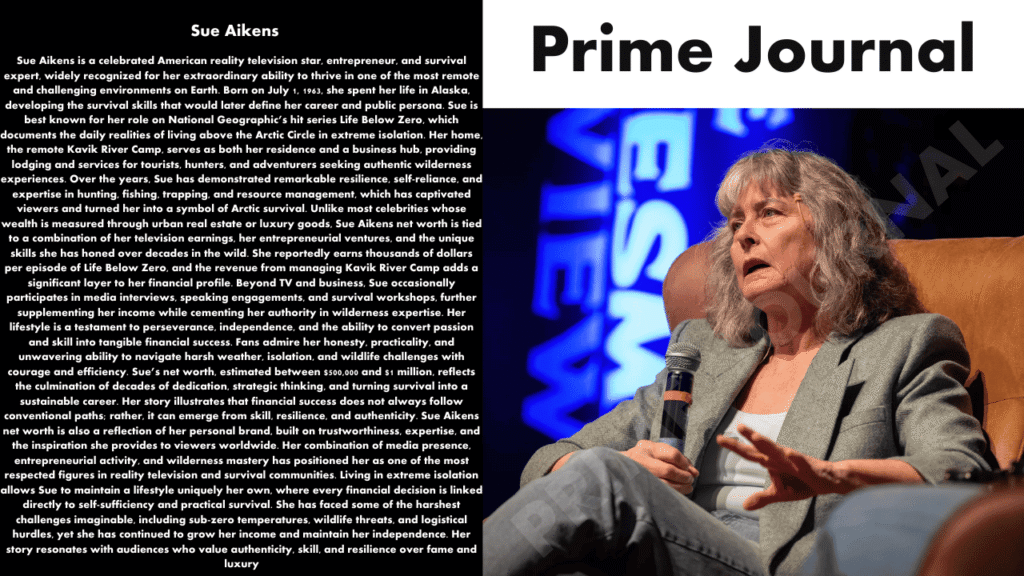 Sue Aikens Net Worth