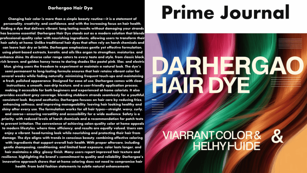 Darhergao Hair Dye
