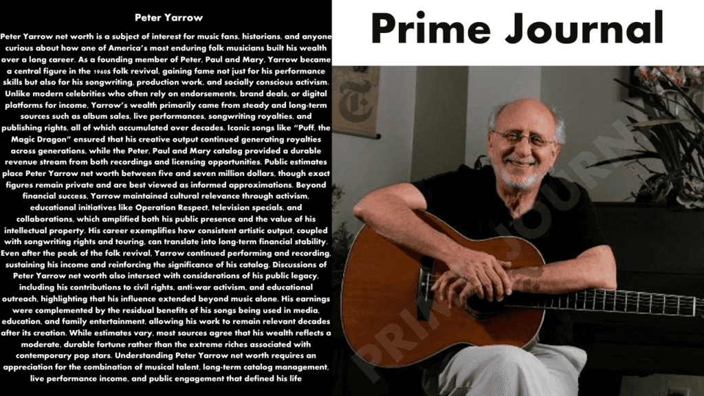 Peter Yarrow Net Worth