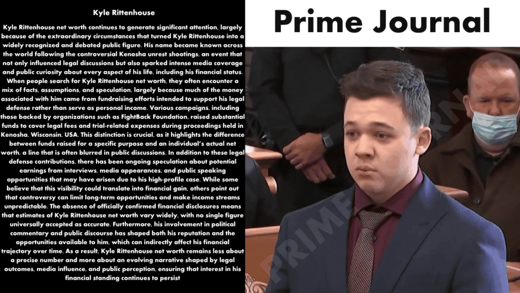 Kyle Rittenhouse Net Worth