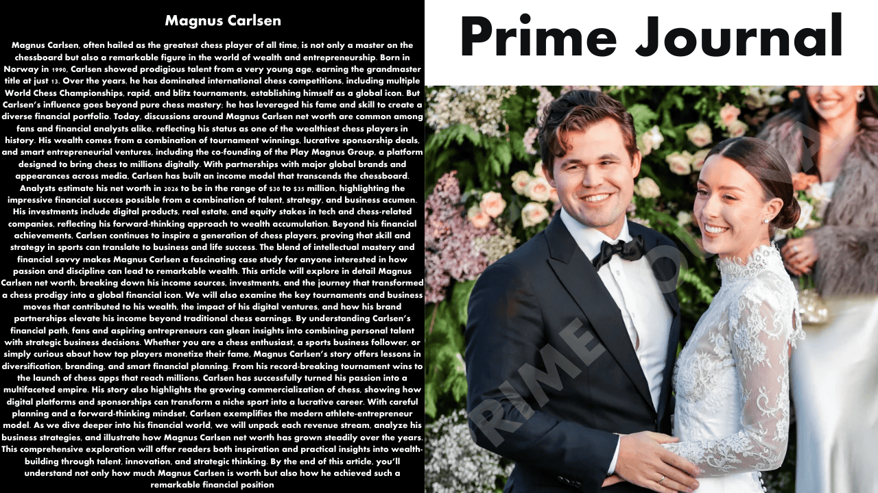 Magnus Carlsen Net Worth