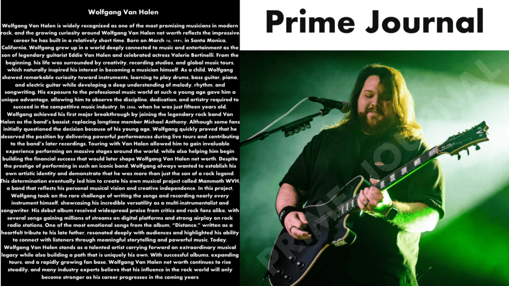 Wolfgang Van Halen Net Worth