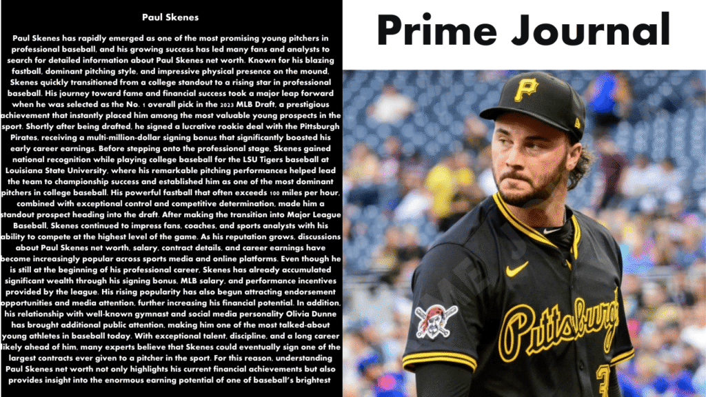 Paul Skenes Net Worth