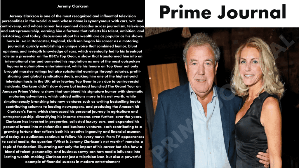 Jeremy Clarkson Net Worth 