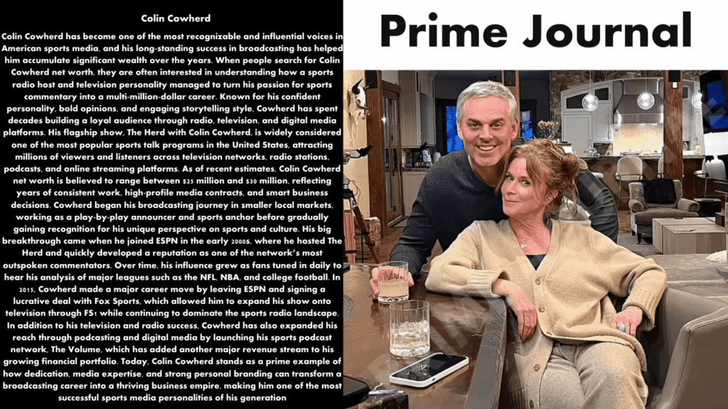 Colin Cowherd Net Worth