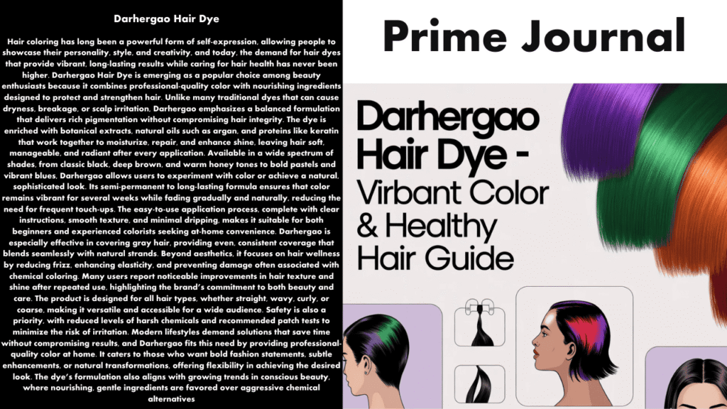 Darhergao Hair Dye