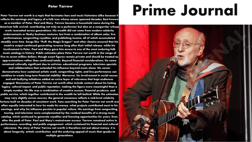 Peter Yarrow Net Worth