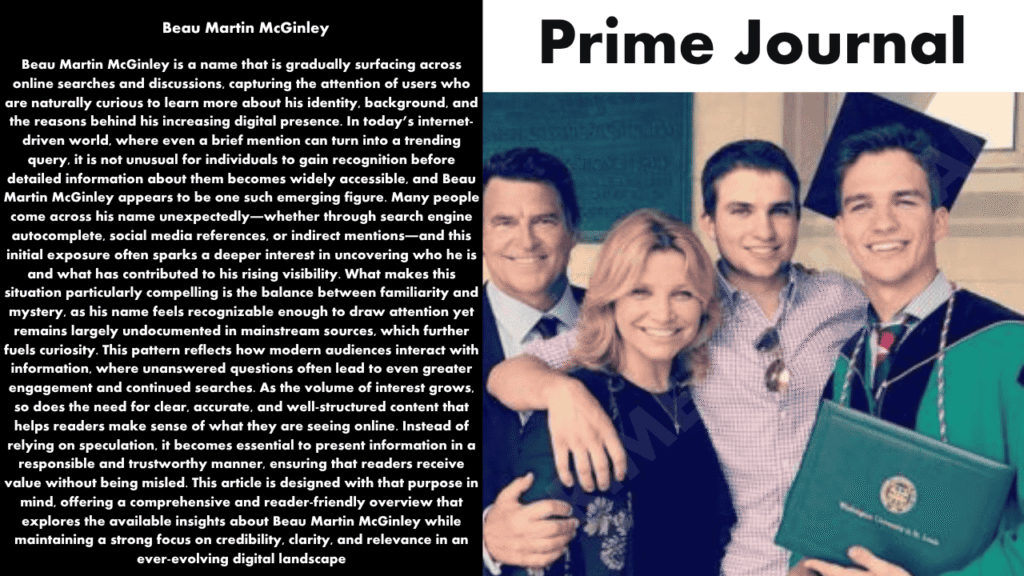 Beau Martin McGinley