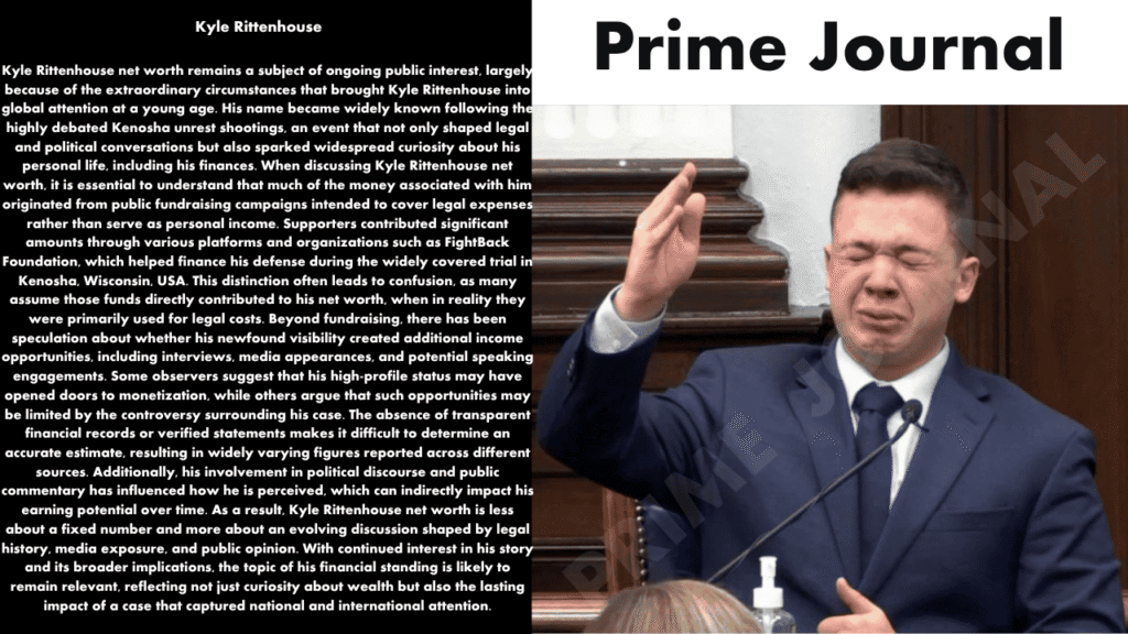 Kyle Rittenhouse Net Worth