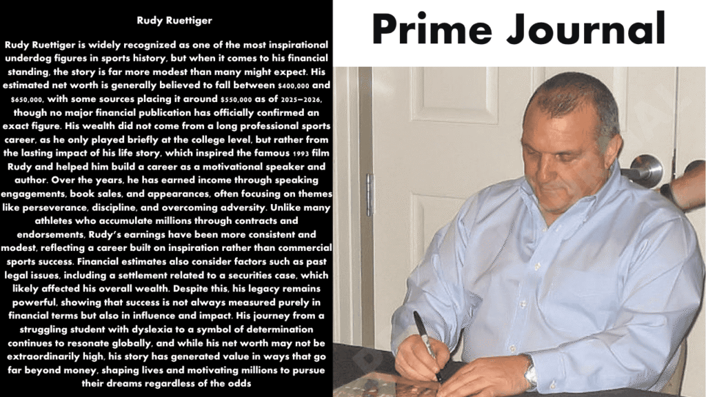 Rudy Ruettiger Net Worth