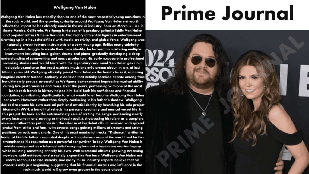 Wolfgang Van Halen Net Worth