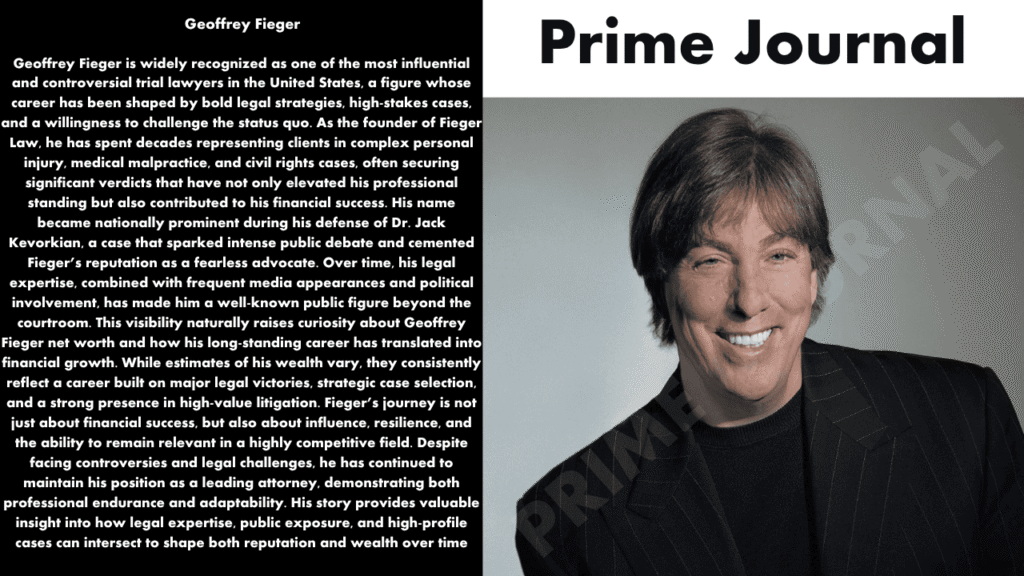 Geoffrey Fieger Net Worth
