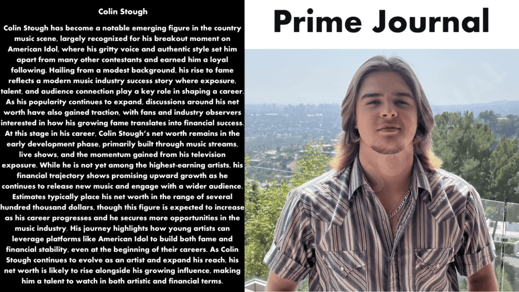 Colin Stough Net Worth