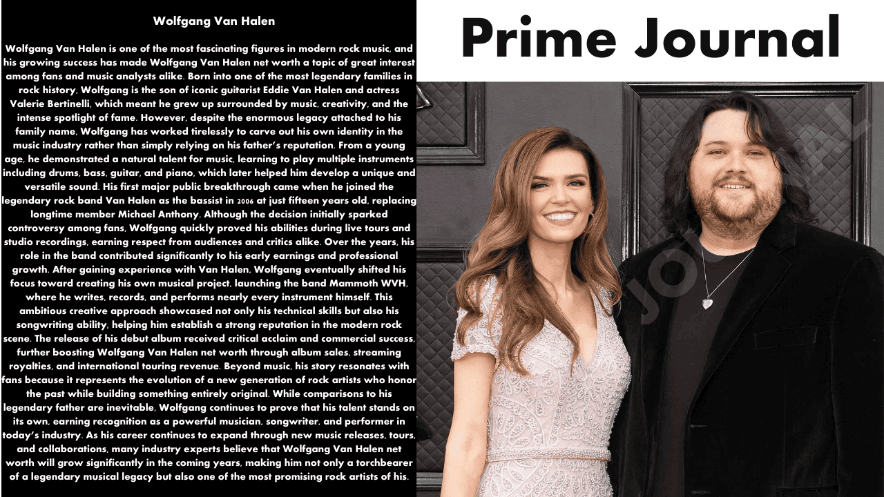 Wolfgang Van Halen Net Worth