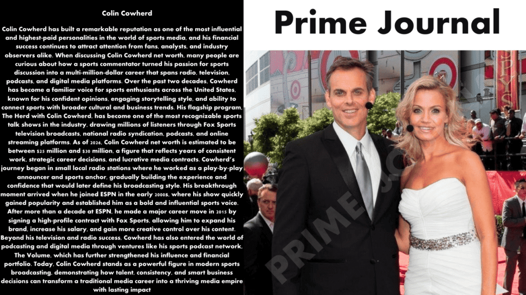 Colin Cowherd Net Worth