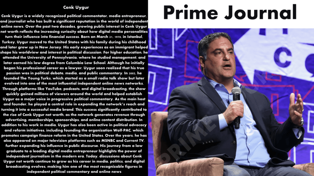 Cenk Uygur Net Worth
