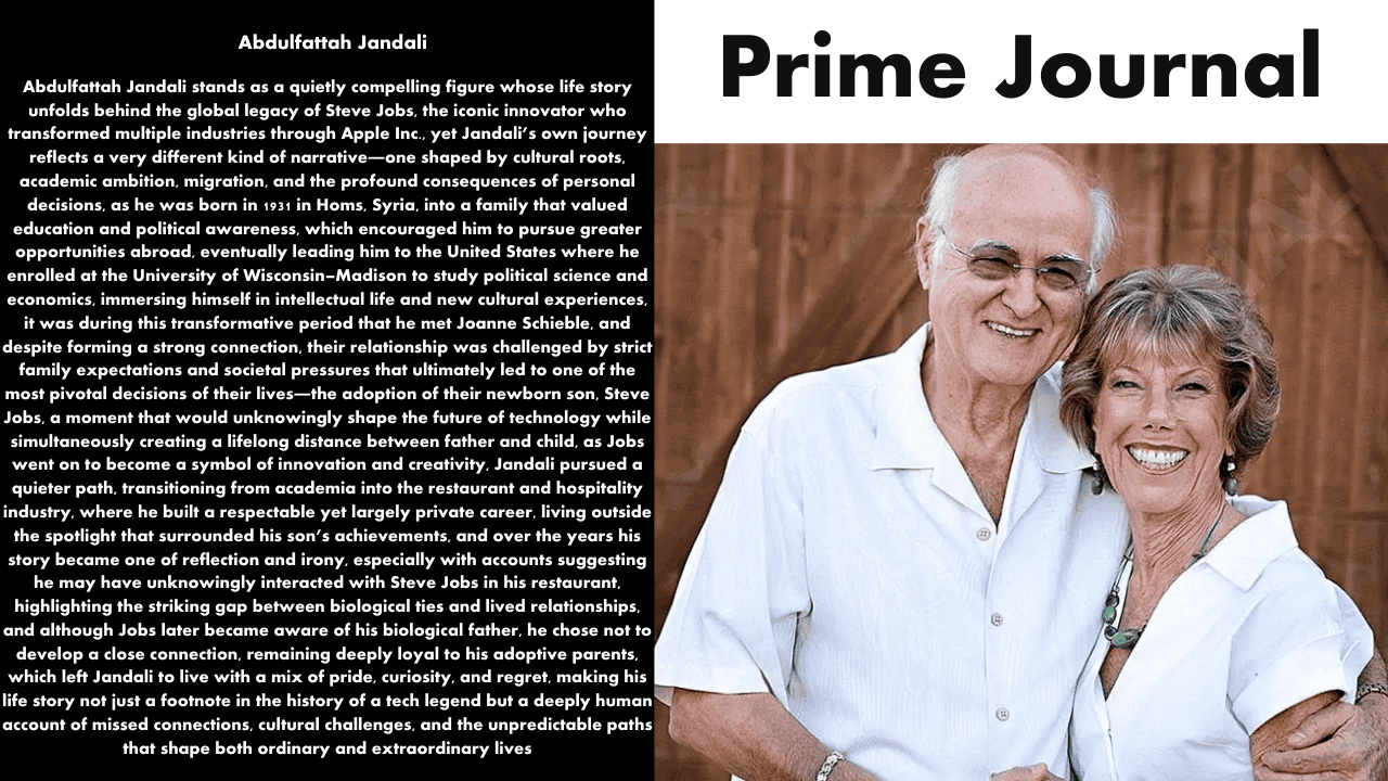 Abdulfattah Jandali: The Untold Story Behind Steve Jobs’ Biologicalc3rc Father