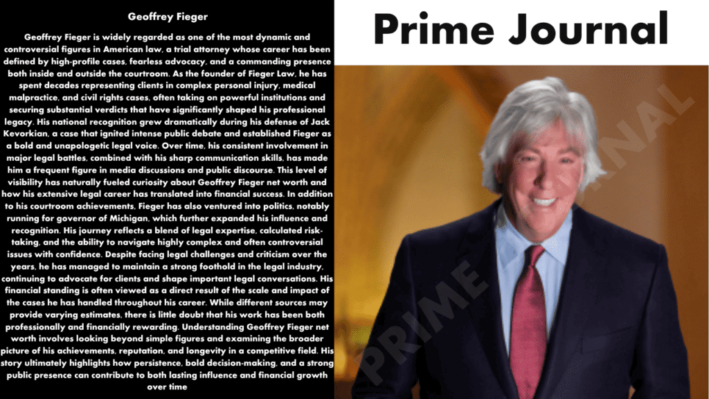 Geoffrey Fieger Net Worth