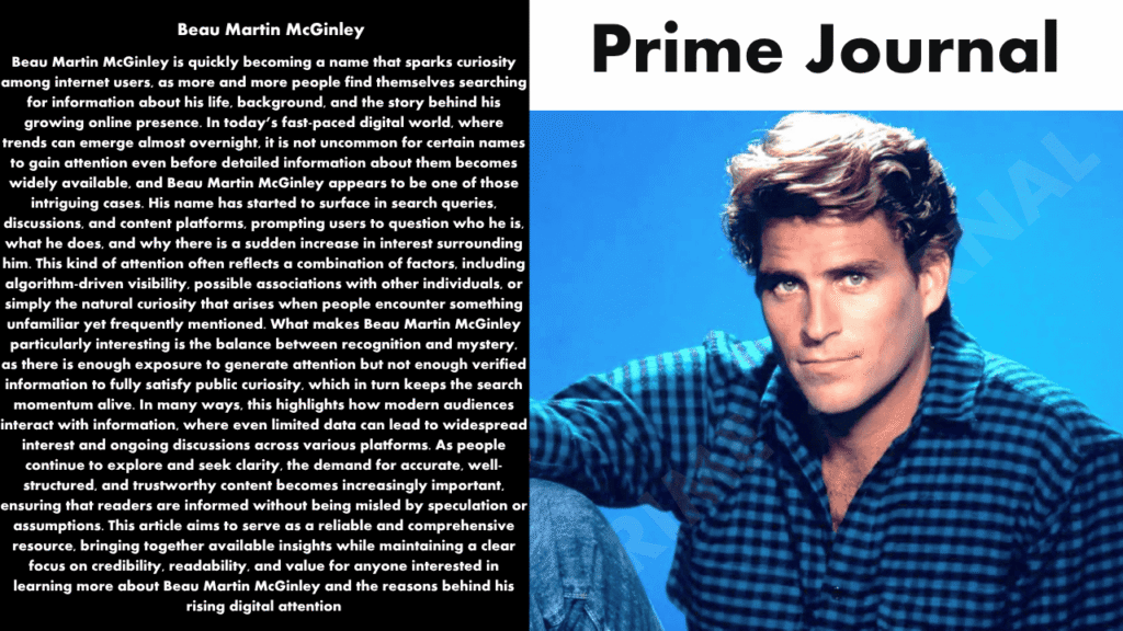 Beau Martin McGinley