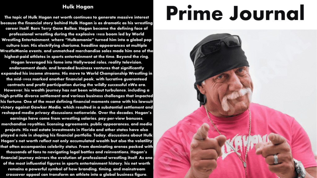 Hulk Hogan Net Worth