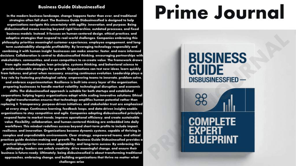 Business Guide Disbusinessfied
