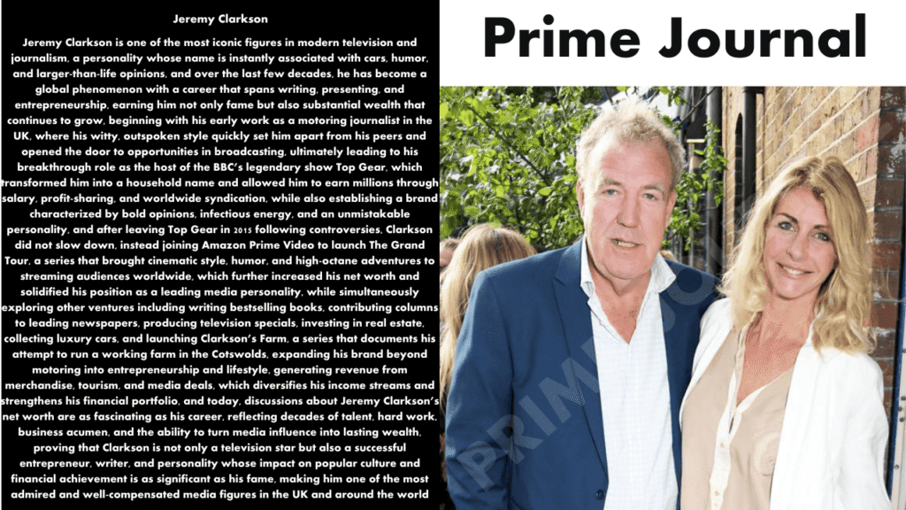 Jeremy Clarkson Net Worth