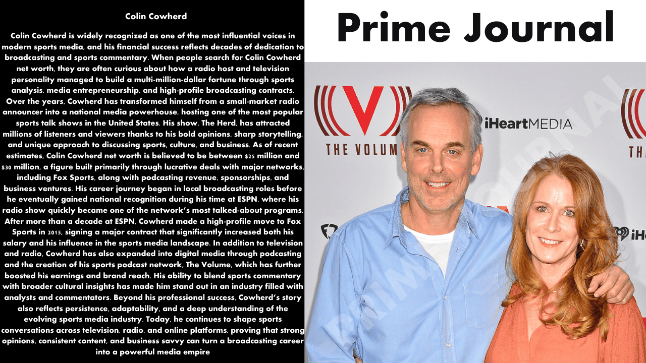 Colin Cowherd Net Worth