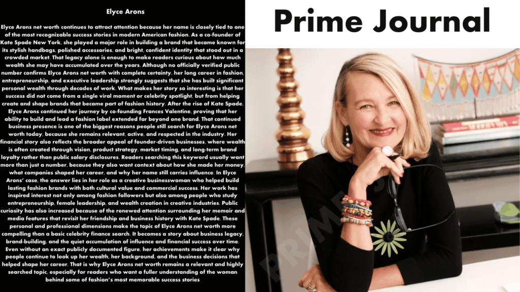 Elyce Arons Net Worth