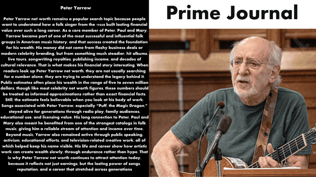 Peter Yarrow Net Worth