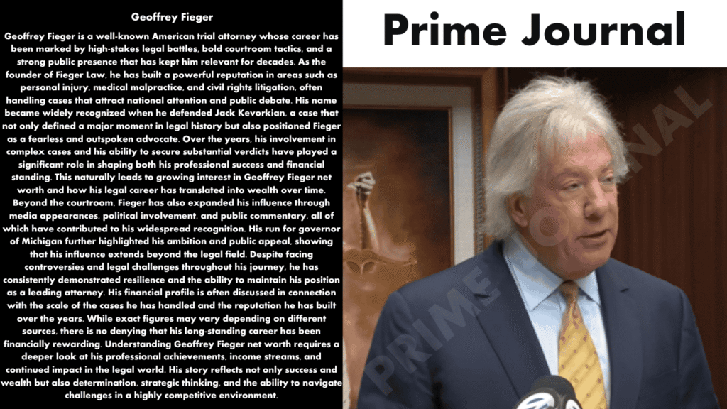 Geoffrey Fieger Net Worth